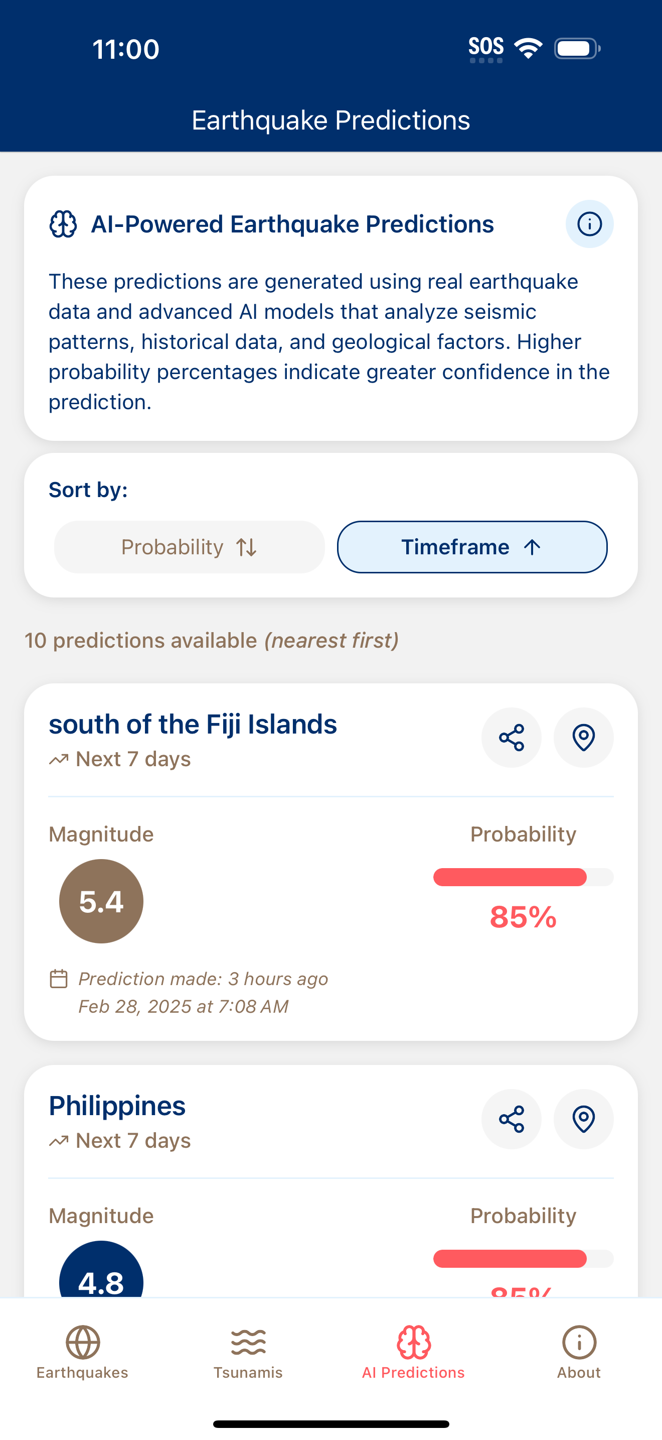 AI Earthquakes App - AI-Powered Earthquake Predictions